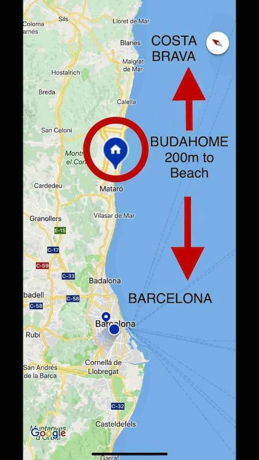 Espectacular Apartamento Cerca De Barcelona Con Free Wifi Канет-де-Мар Екстер'єр фото